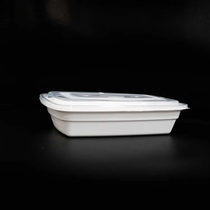 High-Capacity Disposable Lunch Boxes - For Generous Meal Portions (6)